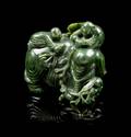A Spinach Jade Carving