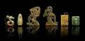 A Group of Six Jade Carvings