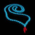 A Turquoise Prayer Beads Necklace