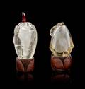 Two Rock Crystal Snuff Bottles