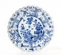 A Chinese Export Blue and White Porcelain Plate