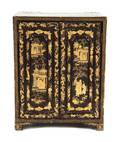 A Chinese Export Lacquered Jewelry Chest