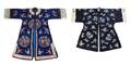 Two Embroidered Silk Ladys Informal Robes