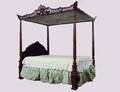 171 MAITLANDSMITH MAHOGANY FOUR POSTER CANOPY BED