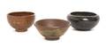 Three Japanese Pottery Bowls