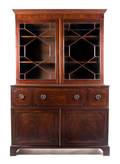 A George III Mahogany Secretary Bookcase