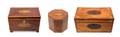 Three English Tea Caddies