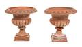 A Pair of Terra Cotta Garden Urns