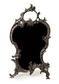 A Louis XV Style SilverPlate Dressing Mirror