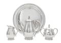 An American Silver ThreePiece Coffee Service