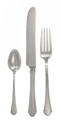 An American Silver Flatware Service