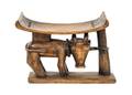 An Ashanti Carved Wood Bench