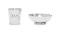 An American Silver Small Bowl and Beaker