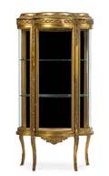 A Louis XV Style Giltwood Vitrine