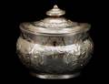 226 GEORGE III STERLING SILVER TEA CADDY