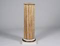 372 EMPIRE STYLE PAINTED WOOD PEDESTAL