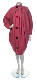 A Lanvin Mauve Wool Coat