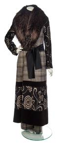 A JeanLouis Scherrer Tweed Coat and Pant Ensemble