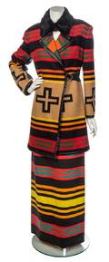 A JeanCharles de Castelbajac Camp Blanket Motif Evening Ensemble