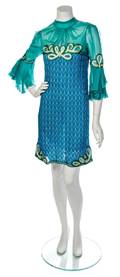 A Missoni Green Blue and Metallic Knit Ensemble