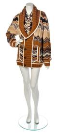 A Missoni Brown and Taupe Mens Shirt and Sweater Ensemble