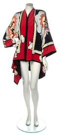 A Michaele Vollbrach Multicolor Quilted Kimono