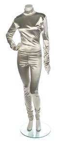 A Silver Turtleneck Jumpsuit