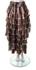 A Stephan Janson Striped Tiered Skirt