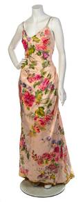 A Bill Blass Floral Gown