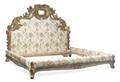 A Rococo Style Giltwood Bed