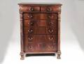 185 CLASSIC STYLE MAHOGANY TALL CHEST