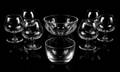 A Set of Six Baccarat Glass Cordial Snifters