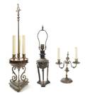 A Group of Three Table Lamps