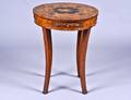 79 LOUIS PHILLIPPE MARQUETRY INLAID SIDE TABLE