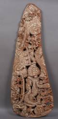 A New Guinea Carved Wood Story Board