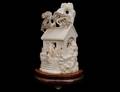 66 CARVED IVORY PAGODA