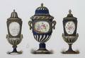 A Group of Four Prints of Sevres Porcelain