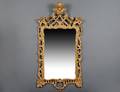 136 ROCOCO CARVED AND GILTWOOD MIRROR