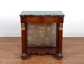 An Empire Style Marble Topped Mahogany Console Table
