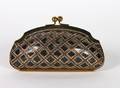 Judith Leiber Lucite and Rhinestone Clutch