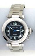 A Stainless Steel Wristwatch Cartier Pasha Collection
