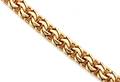 A Ladys 14 Karat Yellow Gold Double Link Style Bracelet Tiffany  Co