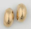 A Pair of Ladys 14 Karat Yellow Gold Ear Clips