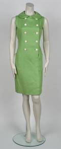 Norman Norell Green Day Dress