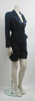 Thierry Mugler Navy Short Suit