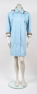 Burberry Powder Blue Raincoat