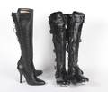 Y3 and Alexander McQueen Knee High Boots