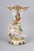 A French Porcelain Figural Vase