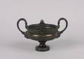 A Small Double Handled Bronze Tazza