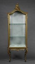 A Bronze Rococo Style Vitrine